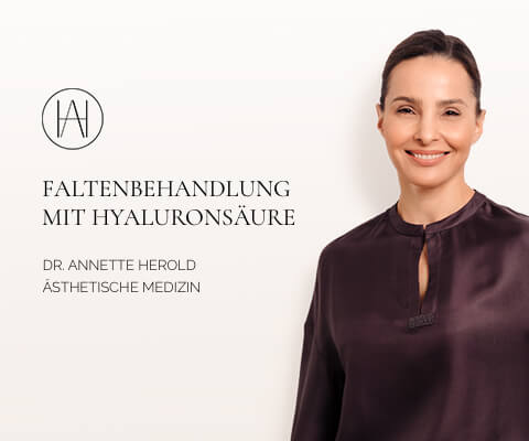 Faltenbehandlung mit Hyaluron in Düsseldorf - Dr. Annette Herold 